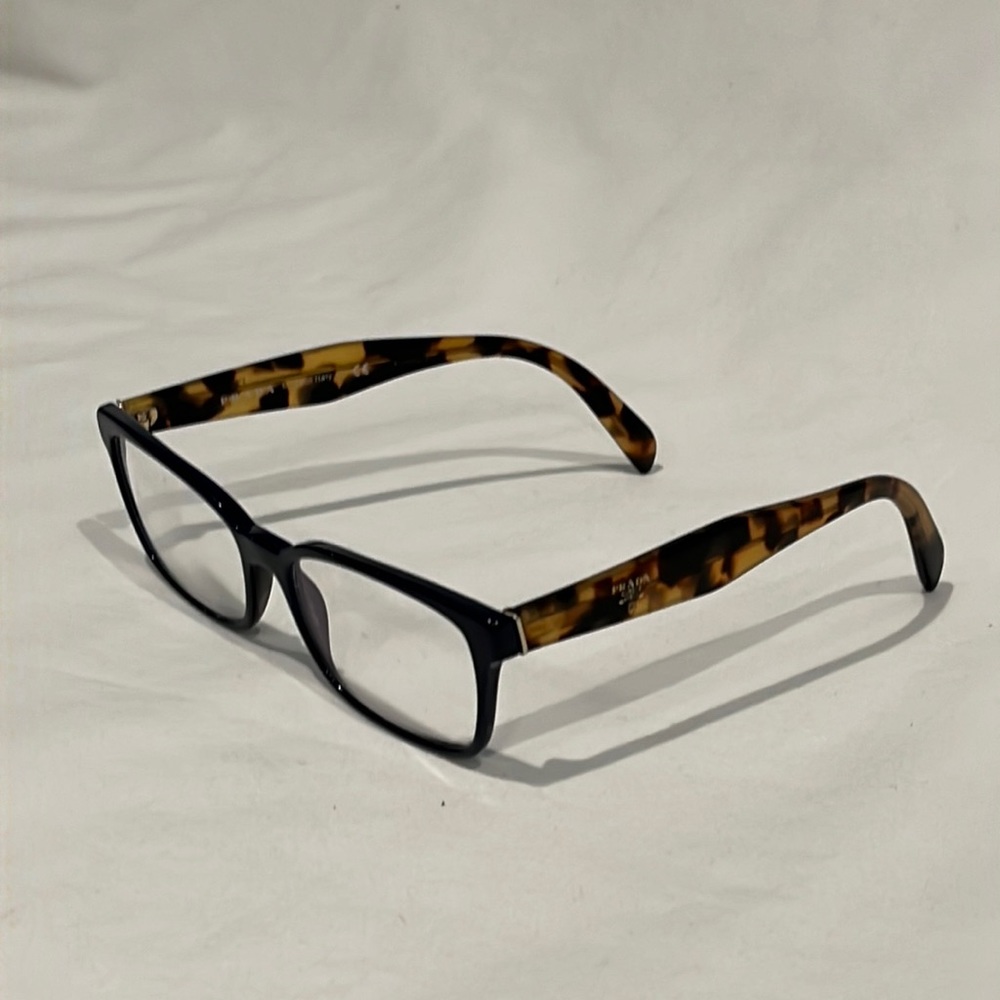 Prada Eyeglasses Navy Blue/Tortoise VPR 18T 53/16. VIB 101 140
